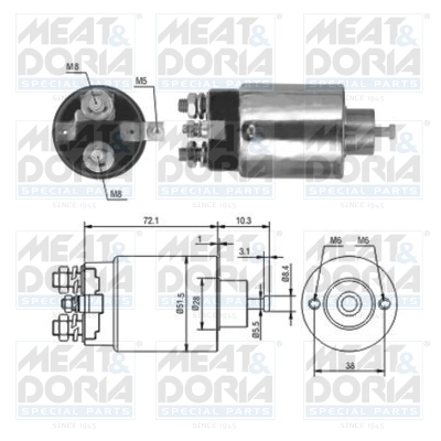 Solenoid Switch, starter